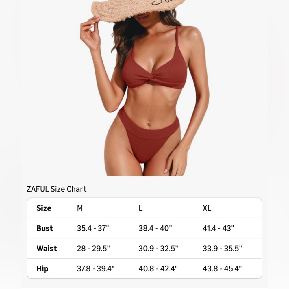 ZAFUL Rust Bikini Set - Picture 7 of 7